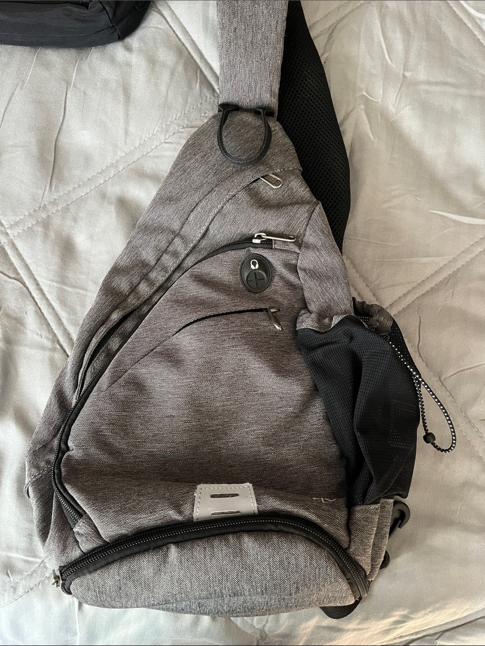 Gray Women's Crossbody Sling Bag - Compact Everyday Carry